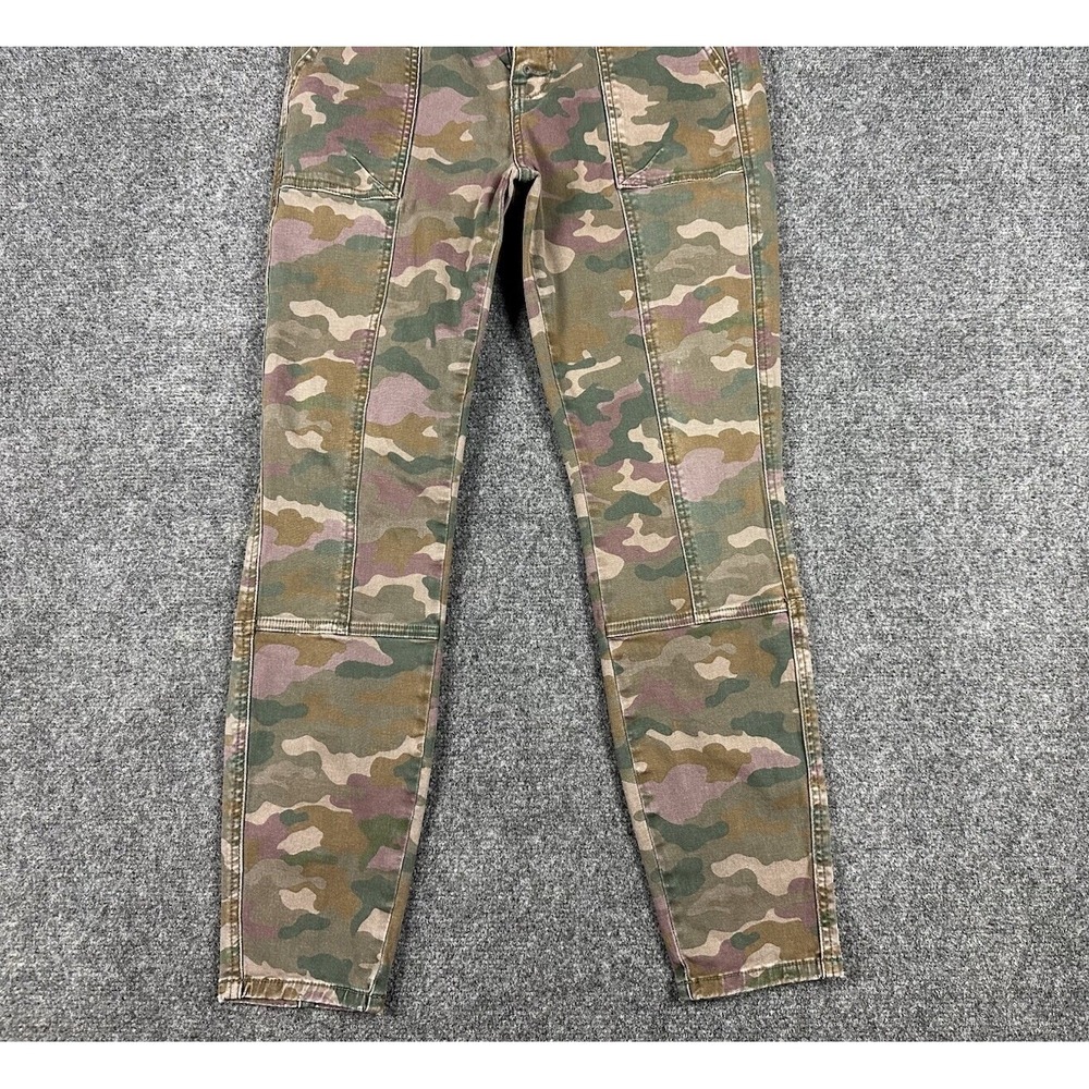 Anthropologie Slim Camo Button Fly Jefferson Utility Pants Women's Size 29 - Picture 3 of 8